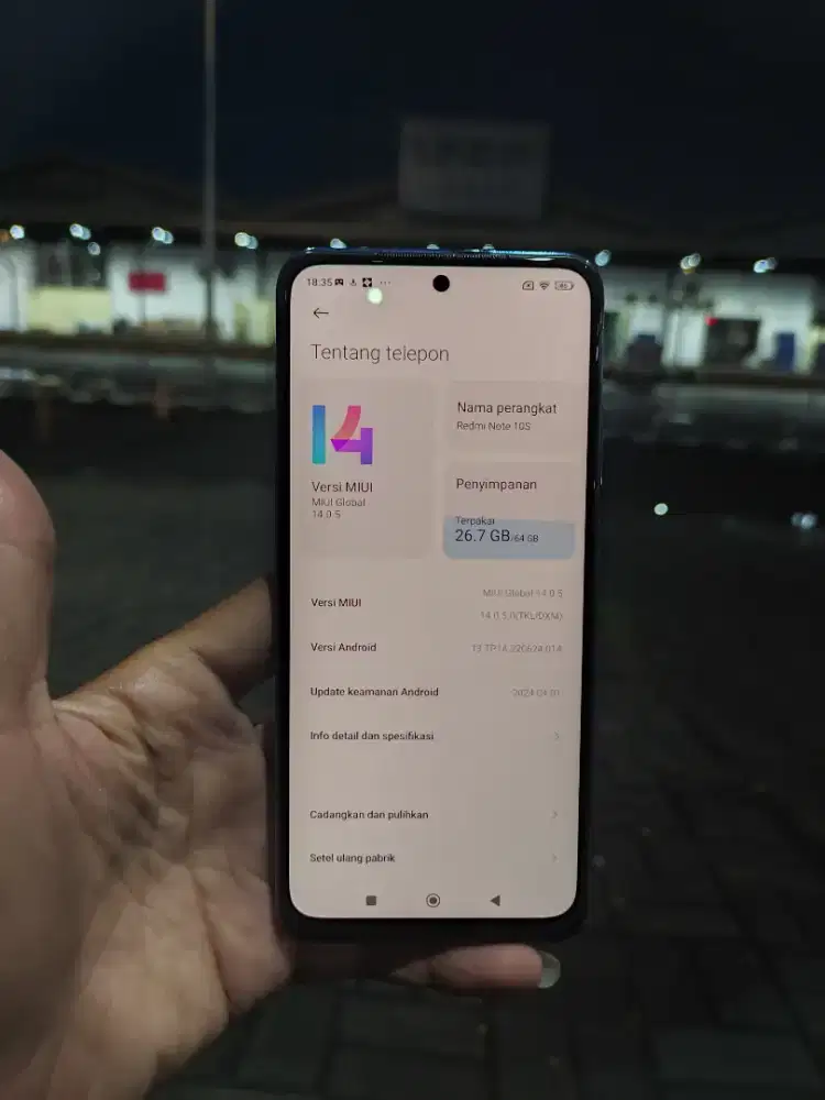 Redmi note 10s NFC AMOLED 6/64
