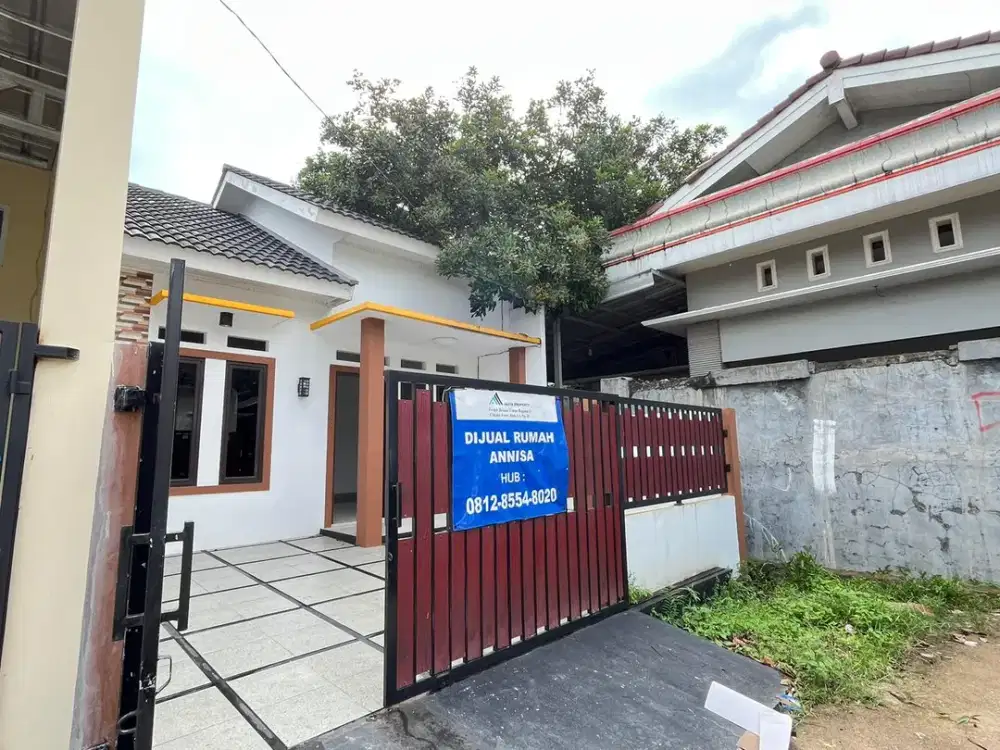 DIJUAL RUMAH MURAH HUNIAN SIAP DITEMPATI AREA TOL DI PERUMAHAN SENOPATI