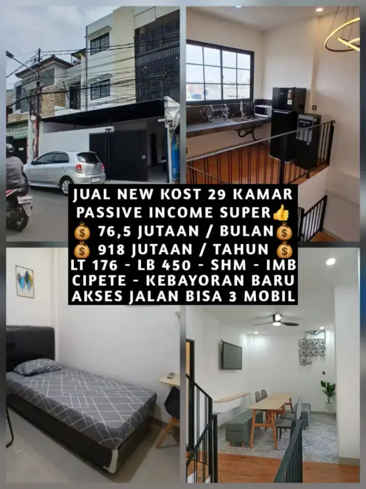 JUAL KOS KOST KOSAN KOSTAN CIPETE KEBAYORAN BARU JAKARTA SELATAN