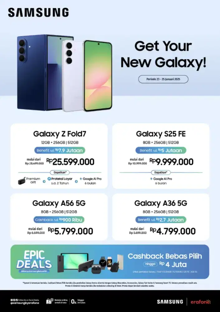 SAMSUNG GALAXY A56 PROMO WEKEEND PROMO AWAL TAHUN