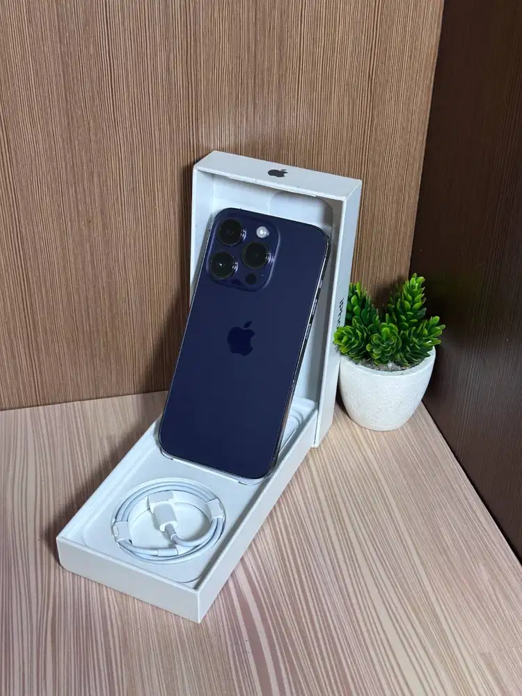 iPhone Second Murah 14 Pro 128GB Deep Purple