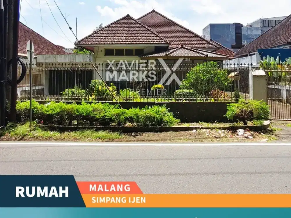 Dijual/Disewakan Rumah Vintage di Simpang Ijen Kota Malang