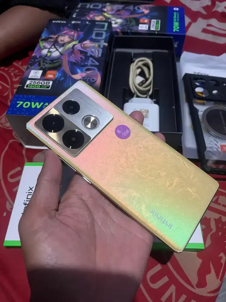 Infinix note 40 pro 16/256 gb fullset no minus jual harga pas net gan