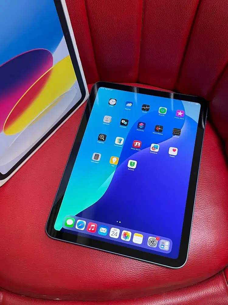 iPad 11 (A16) 128gb Blue Wifi Garansi iBox Aktif Fullset Original