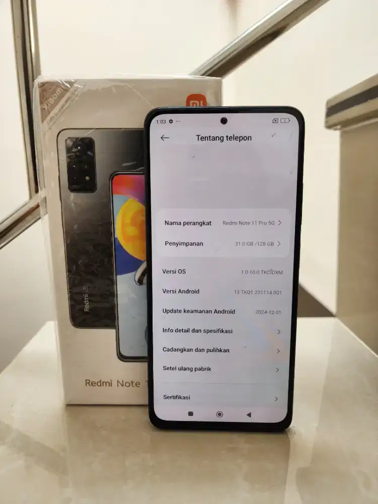 Xiaomi Redmi Note 11 Pro 5G Ram 8GB/Rom 128GB Black