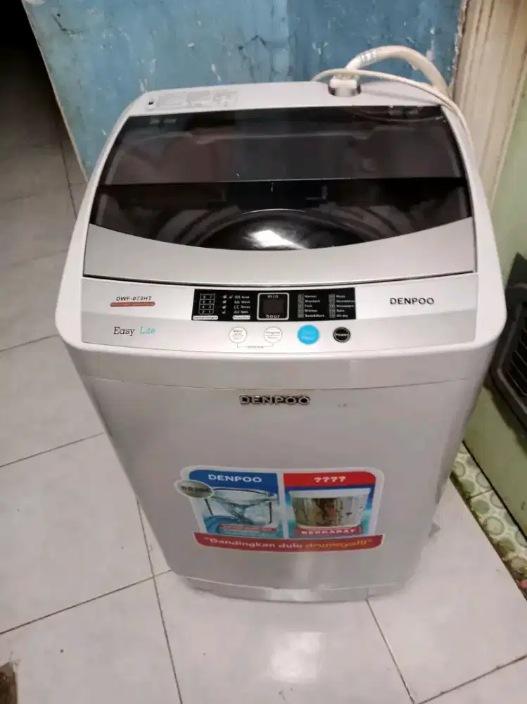 MESIN CUCI DIGITAL 1 TABUNG MERK DENPOO