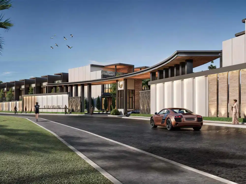 Villa Komplek Deli River View Medan Barat dekat podomoro