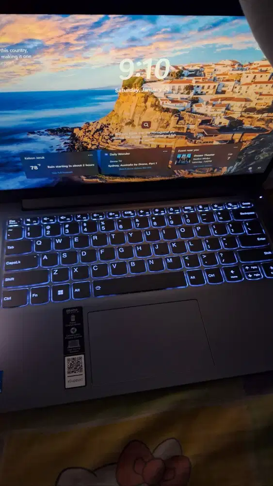 Jual laptop lenovo masih garansi