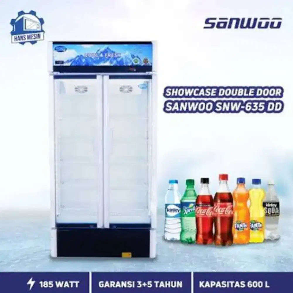 Jual lemari es kulkas frezer box baru sby