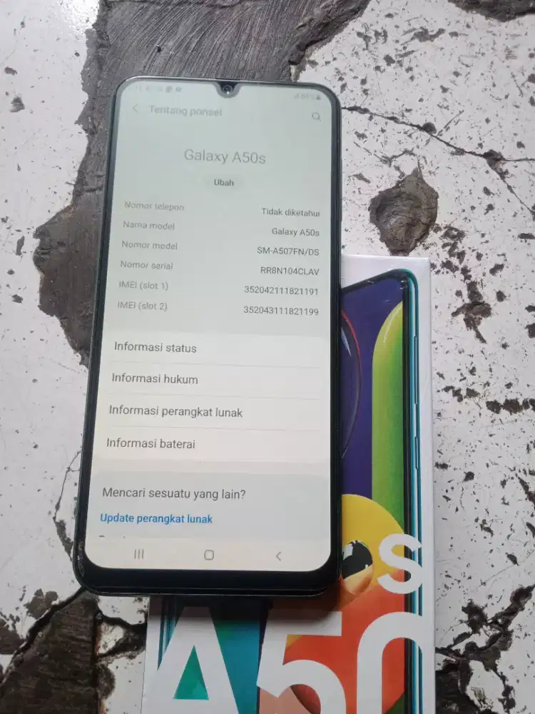 Samsung a50s ram 4/64 murmer