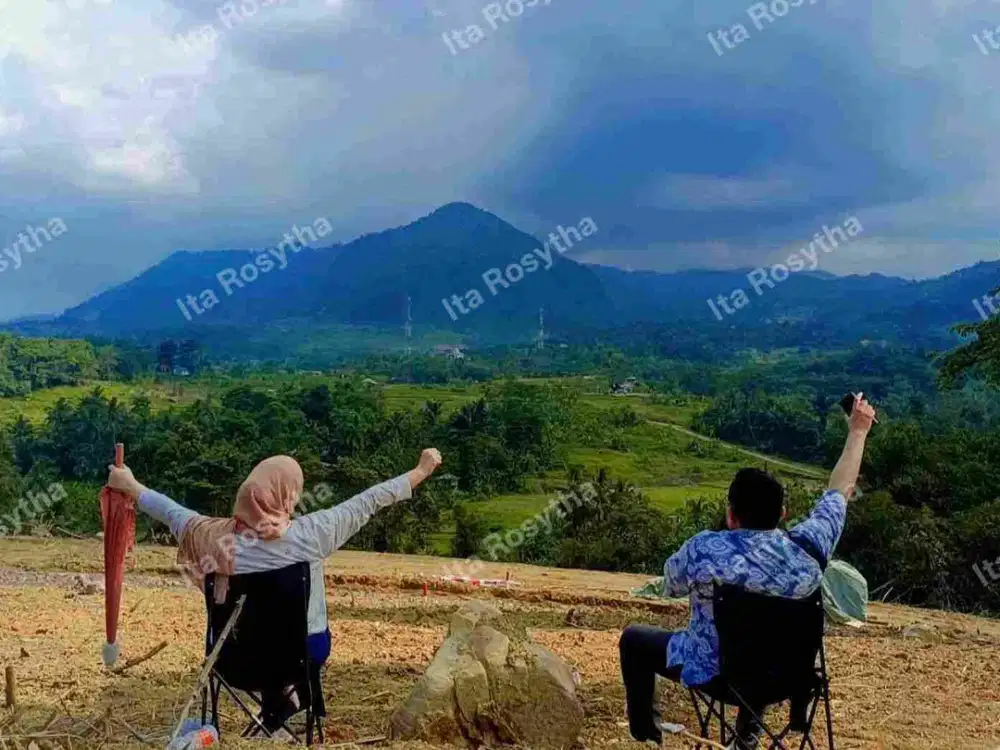 Dijual Tanah Kavling Villa Sejuk & View Gunung SHM Puncak 2 Bogor