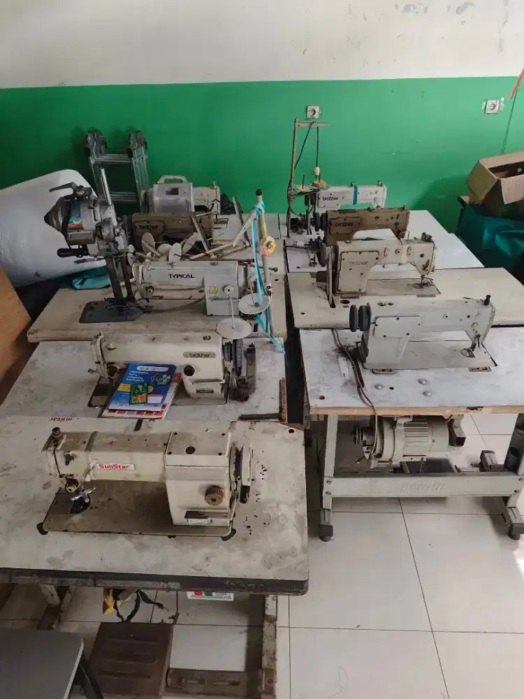 Paket Mesin Jahit Industri (Borongan) atw satuan boleh.