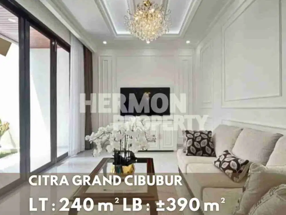 DIJUAL RUMAH MEWAH ELEGANT FULL FURNISH  - BANGUNAN BARU , CITRA GRAND , CIBUBUR
