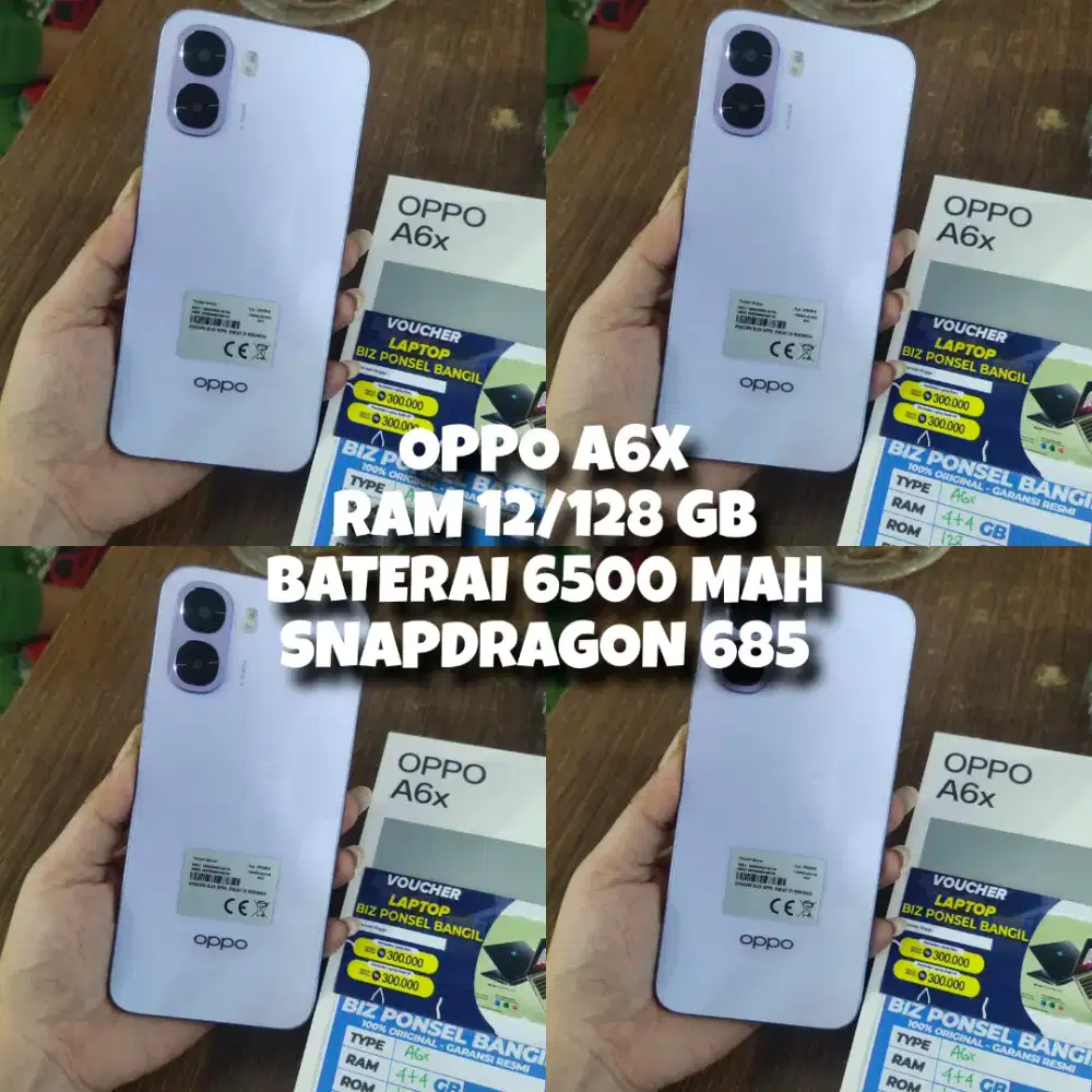 OPPO A6X RAM 256 GB
