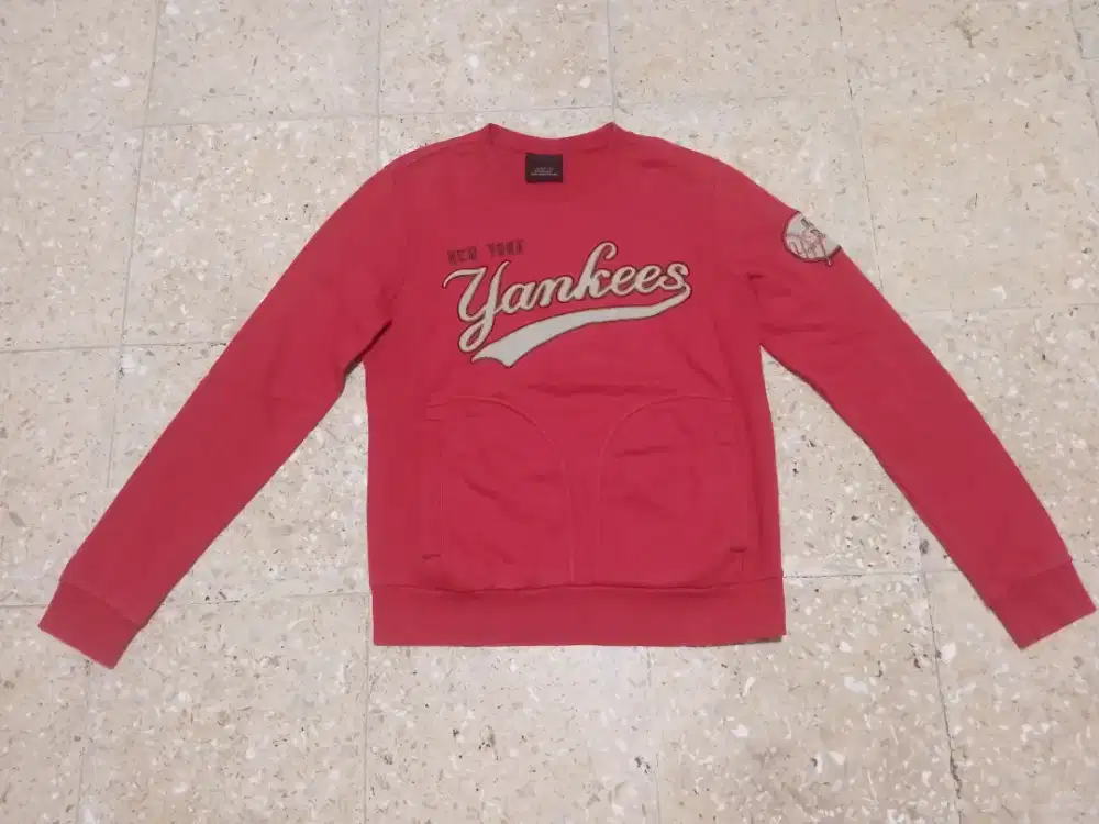 Crewneck mlb Yankees original second bekas