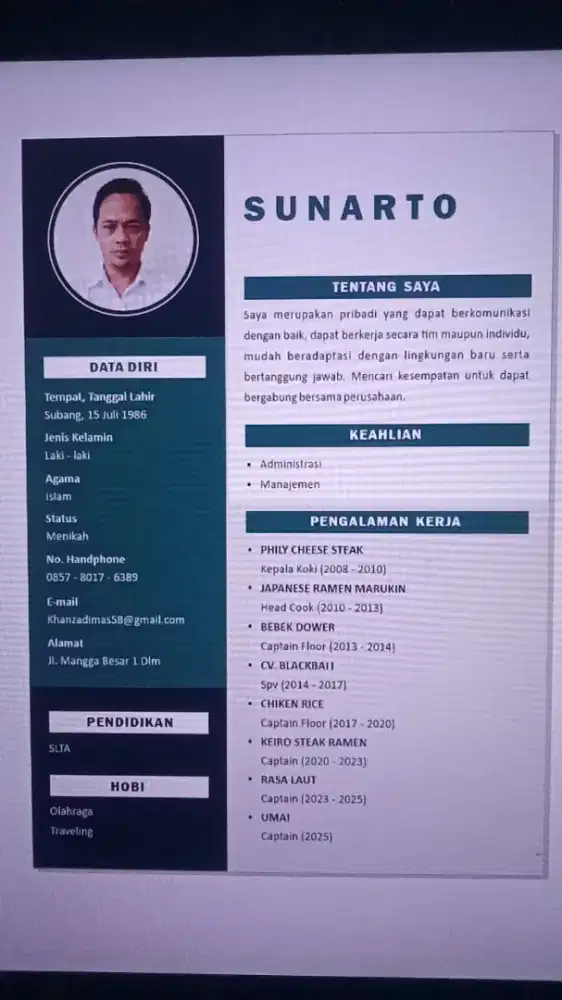 Cari pekerjaan sesuai skills