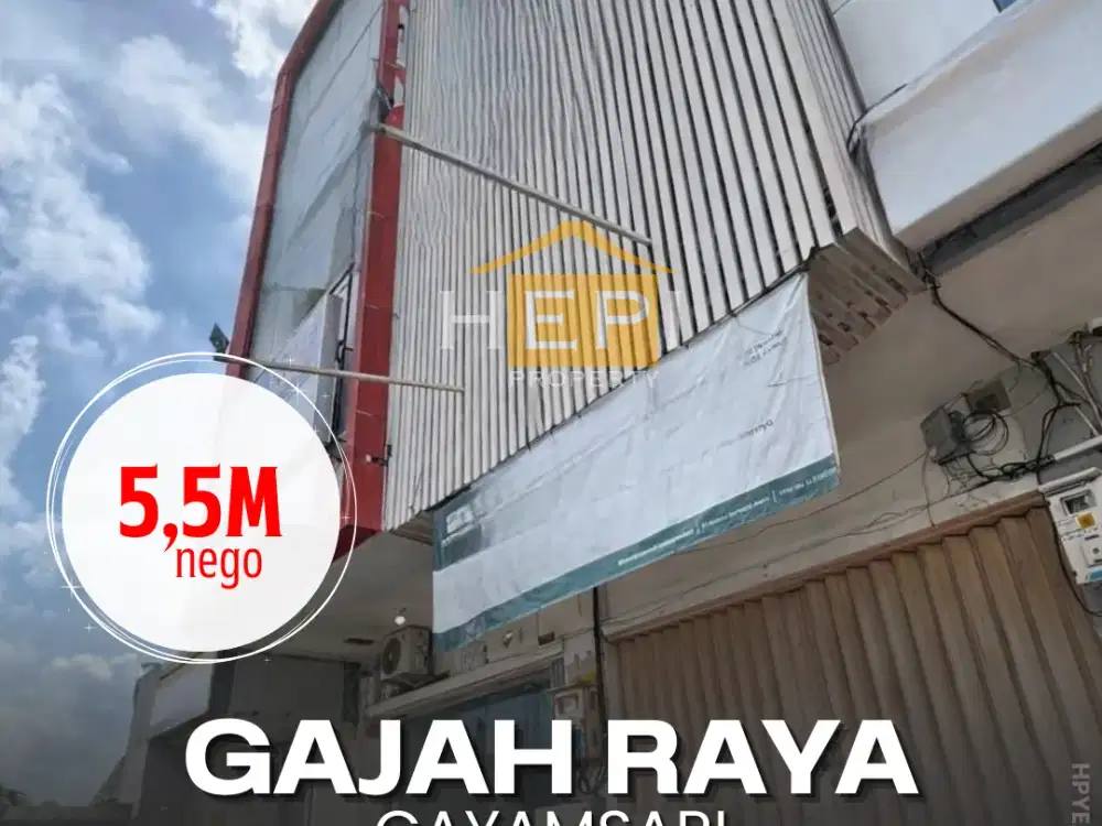 Dijual Ruko 3 lantai siap huni di Gajah Semarang Timur