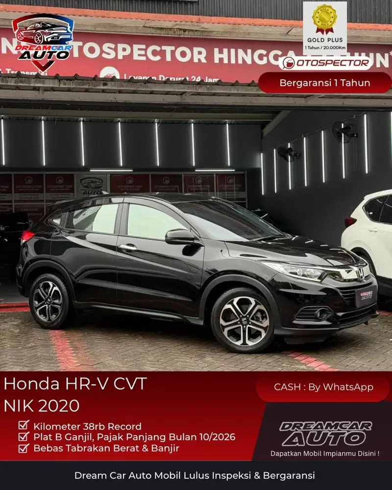 [ KM 38RB ] Honda HR-V HRV E CVT 2020 Hitam Non SE Prestige Mugen