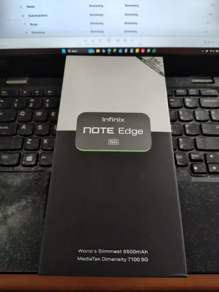 Infinix Note Edge 5G