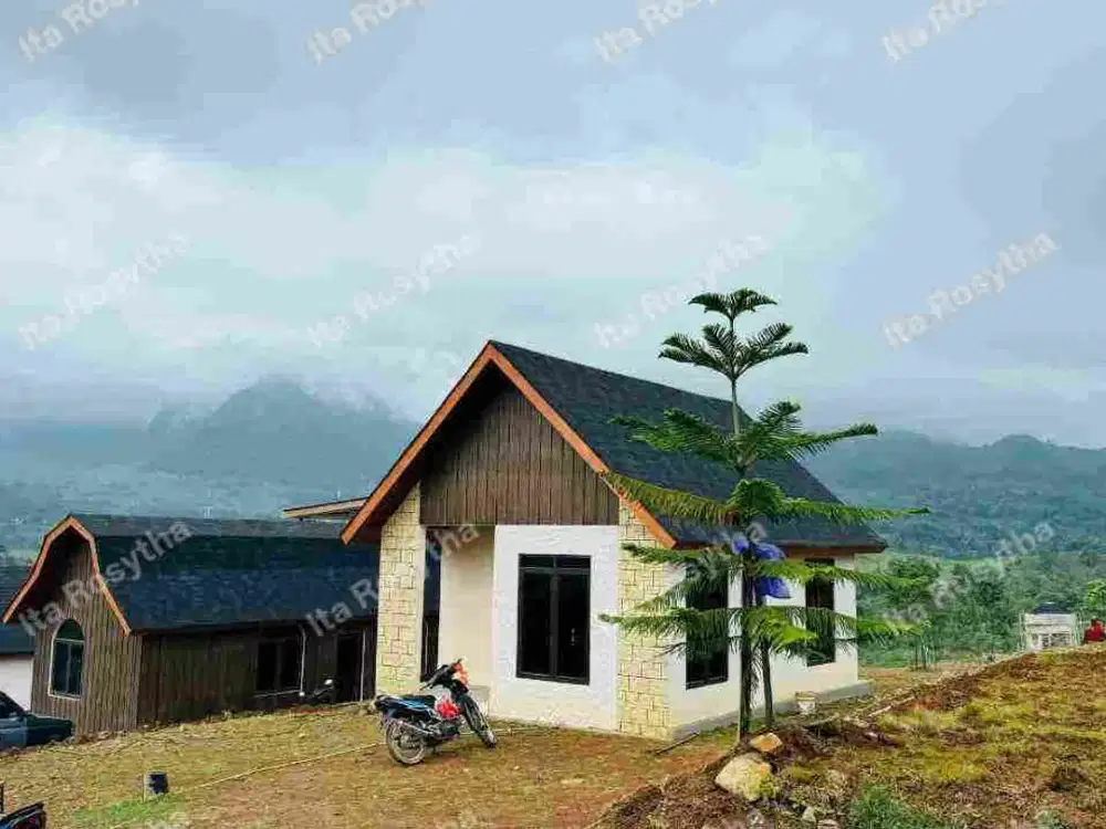 Tanah Kavling Villa Investasi Keluarga, Berkonsep Eropa dan Sudah SHM, Legalitas Aman Fasilitas Lengkap Zona Kuning di jalan Puncak 2 Bogor Dekat Jakarta