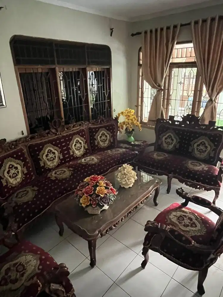 Kursi jati jepara royal 4211