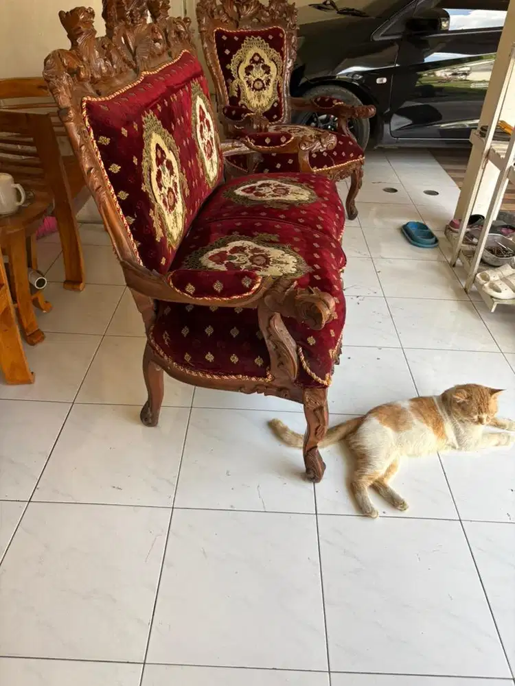 Kursi jati jepara royal 4211 jumbo