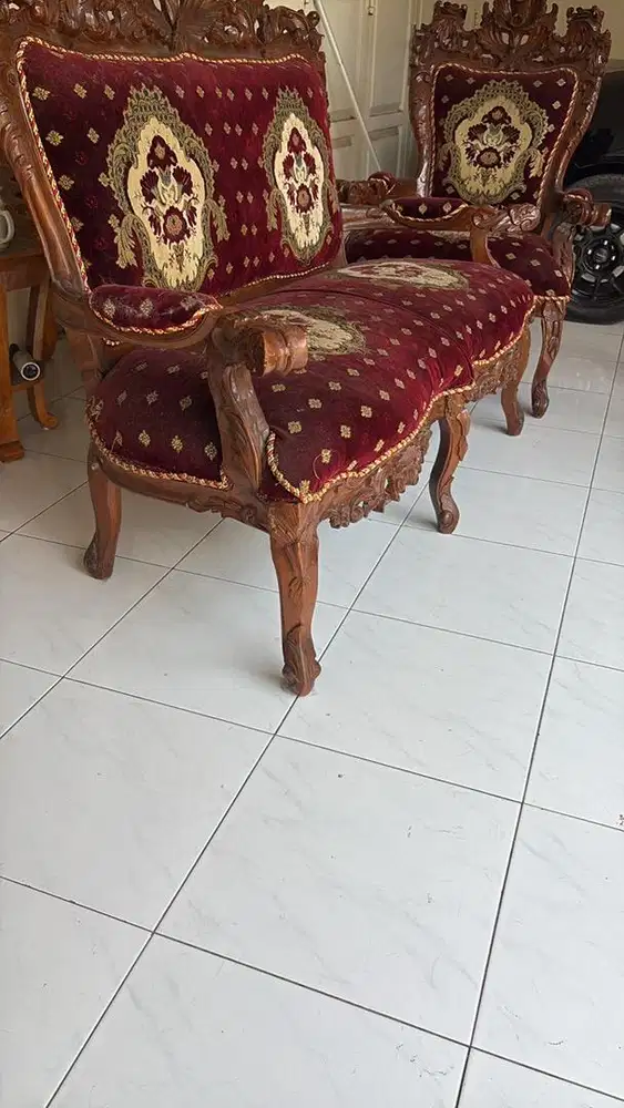 Kursi jati jepara royal 4211 jumbo