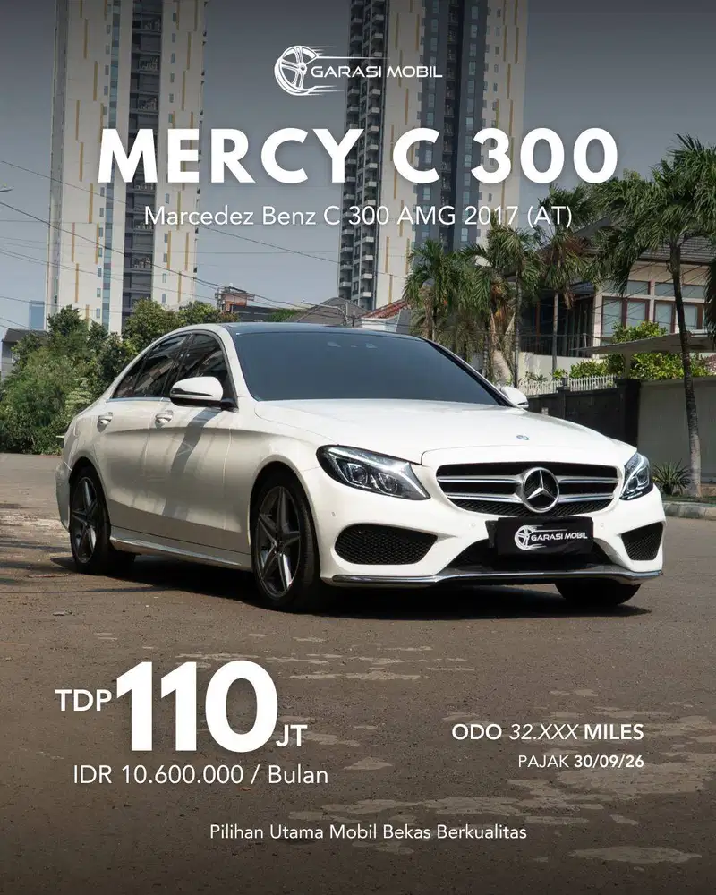 Mercedez Benz C 300 AMG 2017 (AT)