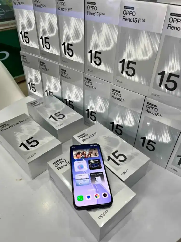 Oppo reno 15 5G Ram 12/256Gb Fresh bukan cip