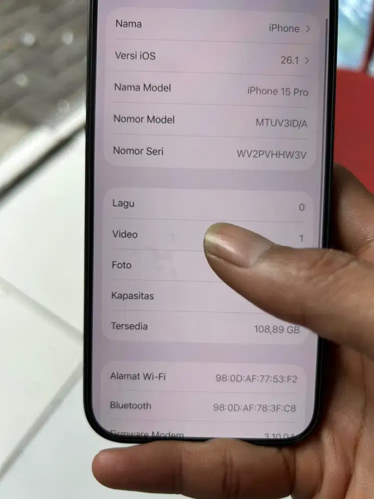 Iphone 15 pro 128 ibox