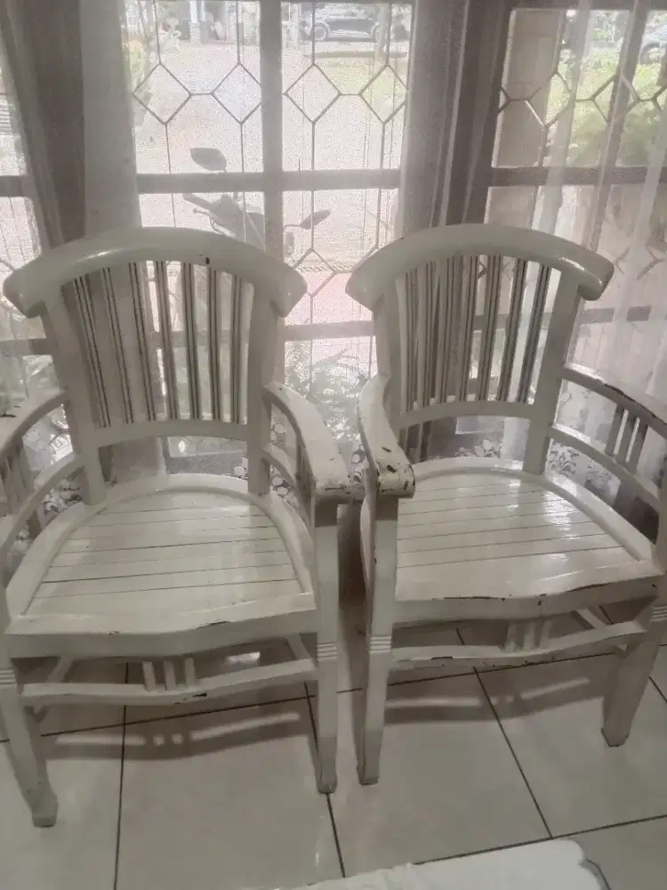 KURSI JATI KOKOH 2 PCS