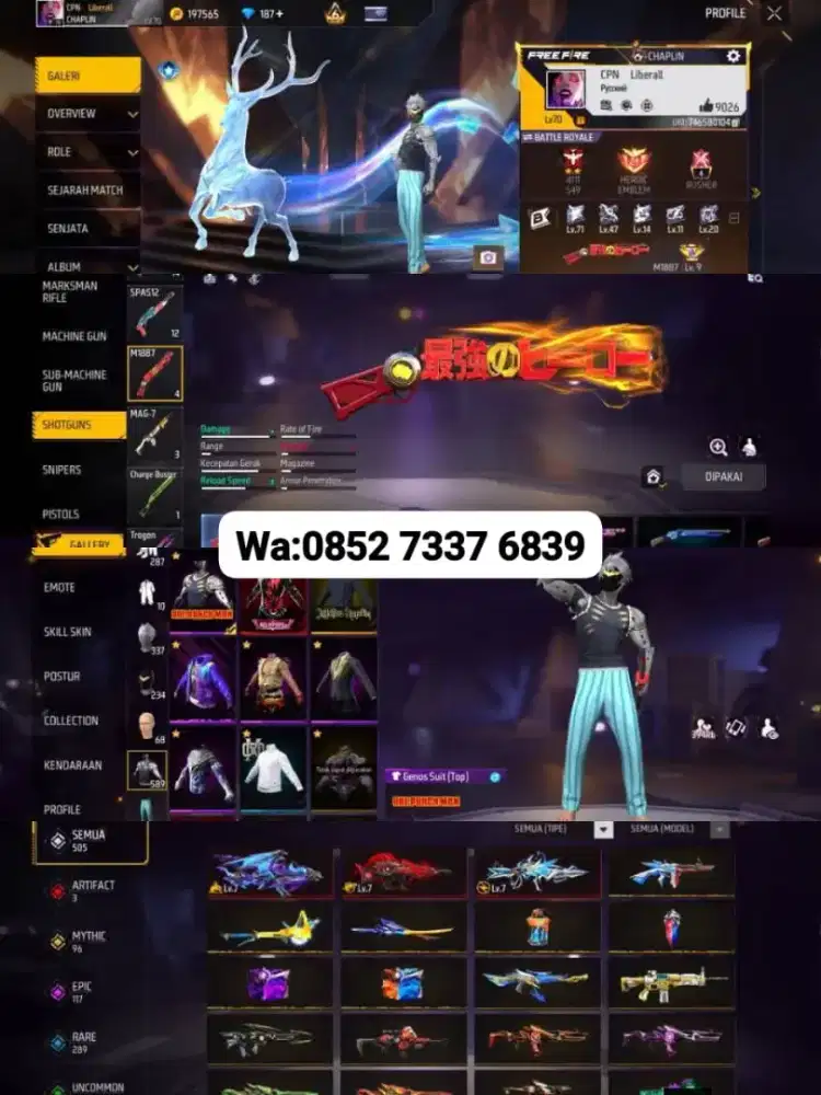 JUAL AKUN FREE FIRE AMAN TERPERCAYA