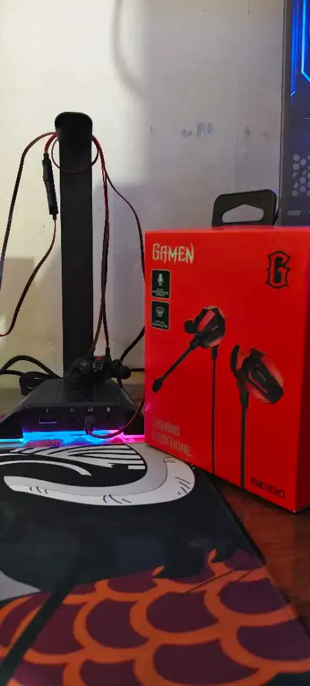 Headset Gaming Gamen GE100 Original | Bekas Mulus | Suara Jernih