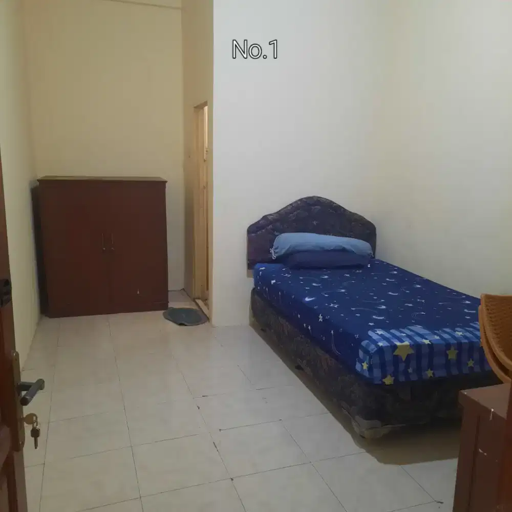 DISEWAKAN KOSAN PUTRA BUAT KARYAWAN BEBAS BANJIR