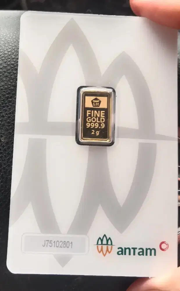Dijual emas Antam batangan 2 gram taun 2025