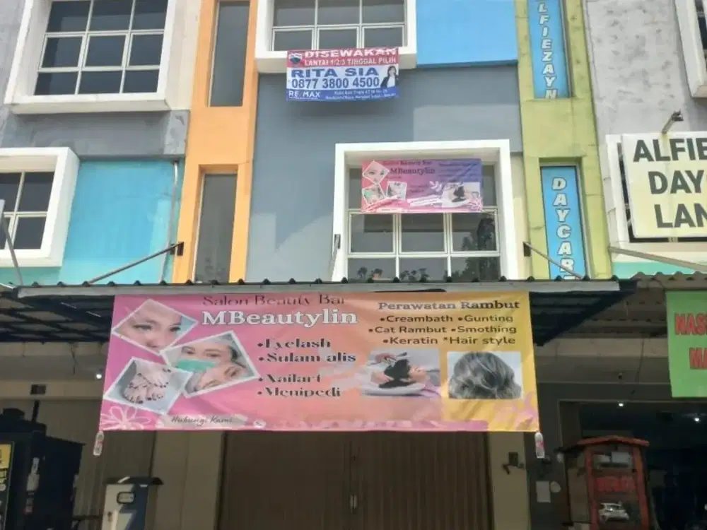 Disewakan Murah Ruko Arana 3 Lt Harapan Indah Startegis Pinggir Jalan