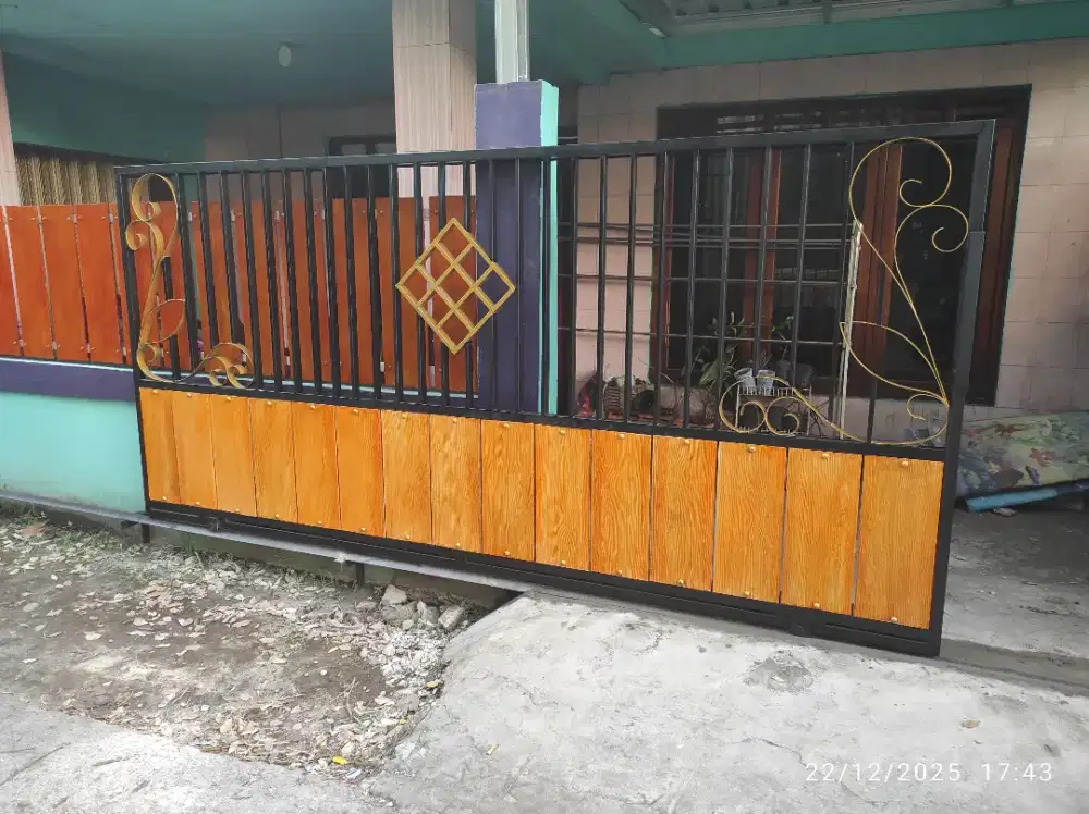 Pintu Pagar Dorong, Lipat Jogja  Murah