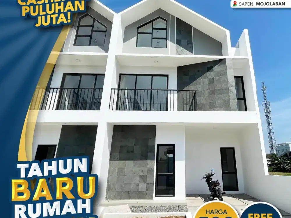 JUAL RIMAH 2 LANTAI 500 JT AN DEKAT UNS