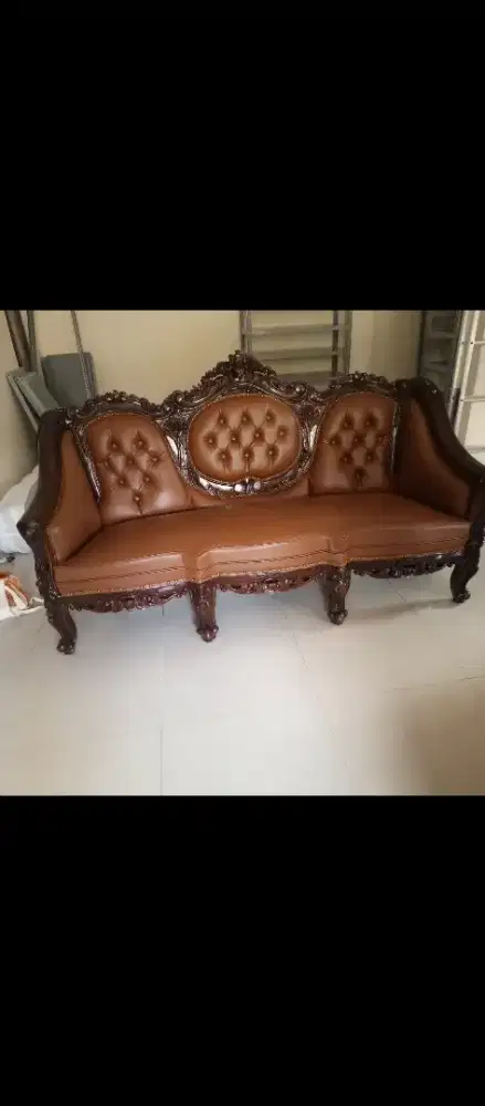 Dijual Sofa Kayu Jati Mahoni