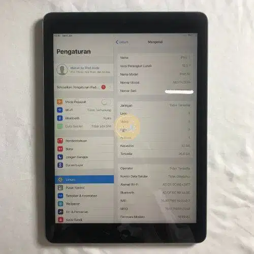 ipad air 1st 32GB space grey wifi cellular ex ibox [new open box]