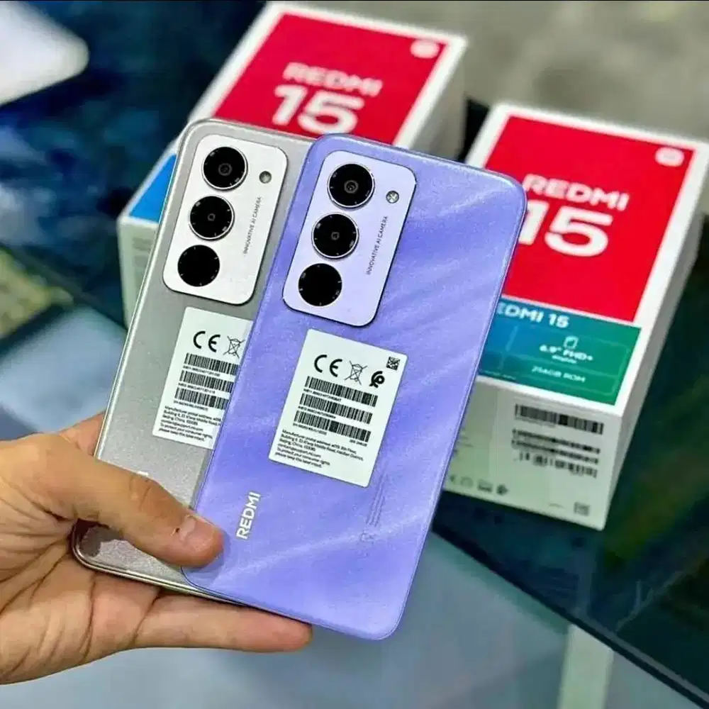 PROMO HANDPHONE !! REDMI 15 8/128 | 8/256 Barang Baru & Bergaransi