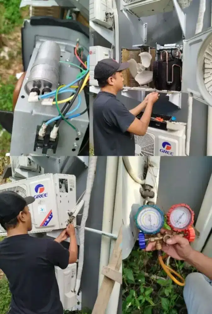 SERVICE AC KULKAS MESIN CUCI POMPA AIR BONGKAR PASANG AC