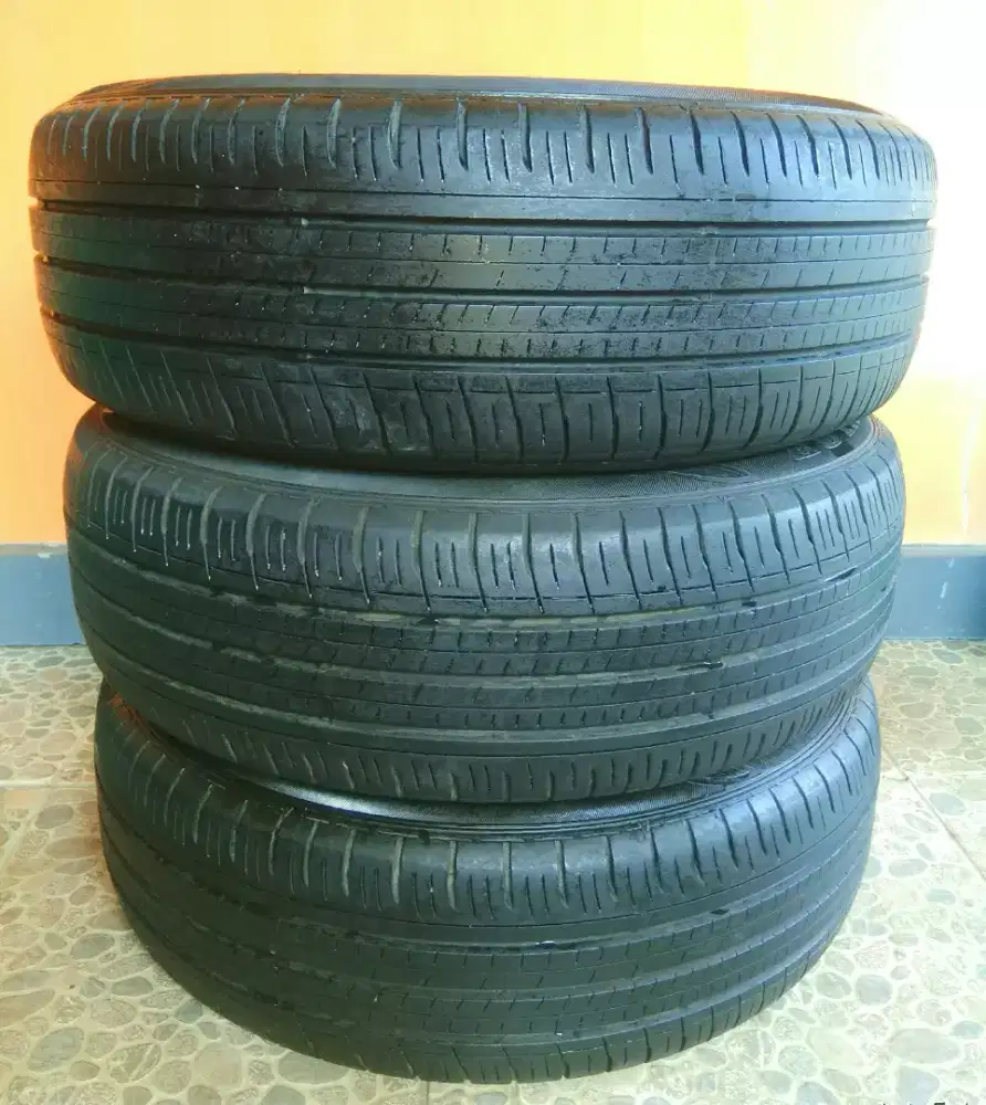 3 UNIT Ban Tubeles Ex Honda BRV - DUNLOP ENASAVE 195/60 R16 ( 90% )