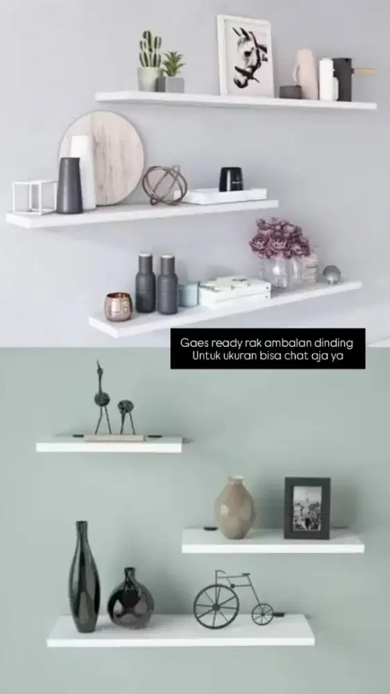 Rak Dinding Kayu Estetik