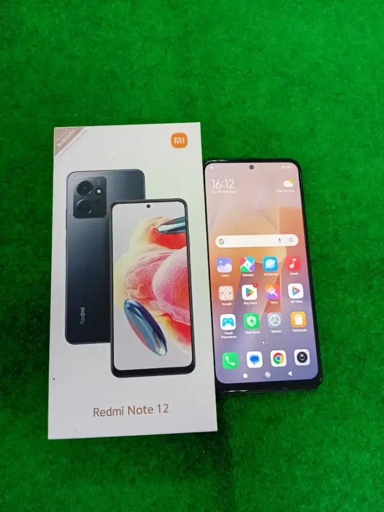 redmi note 12 ram 8/256gb lengkap mulus
