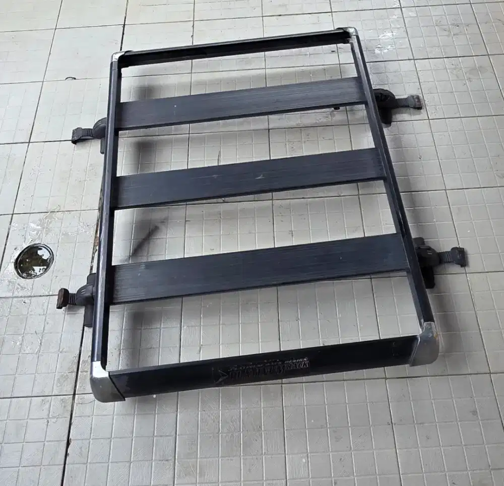 rak atap mobil roof rack universal berbahan aluminium