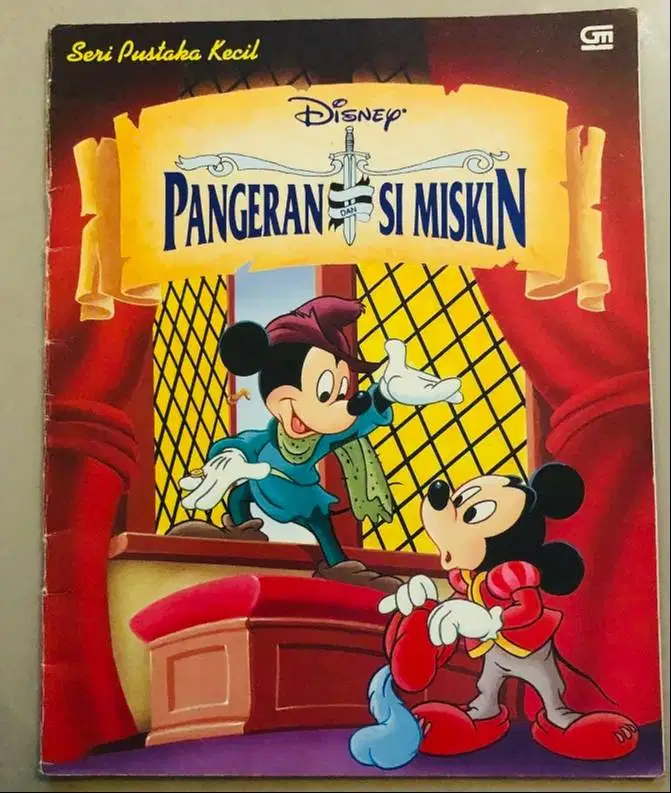 PANGERAN DAN SI MISKIN - SERI PUSTAKA KECIL – WALT DISNEY – PRELOVED