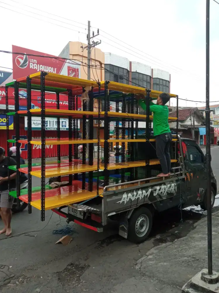 Rak besi siku rak gudang susun5