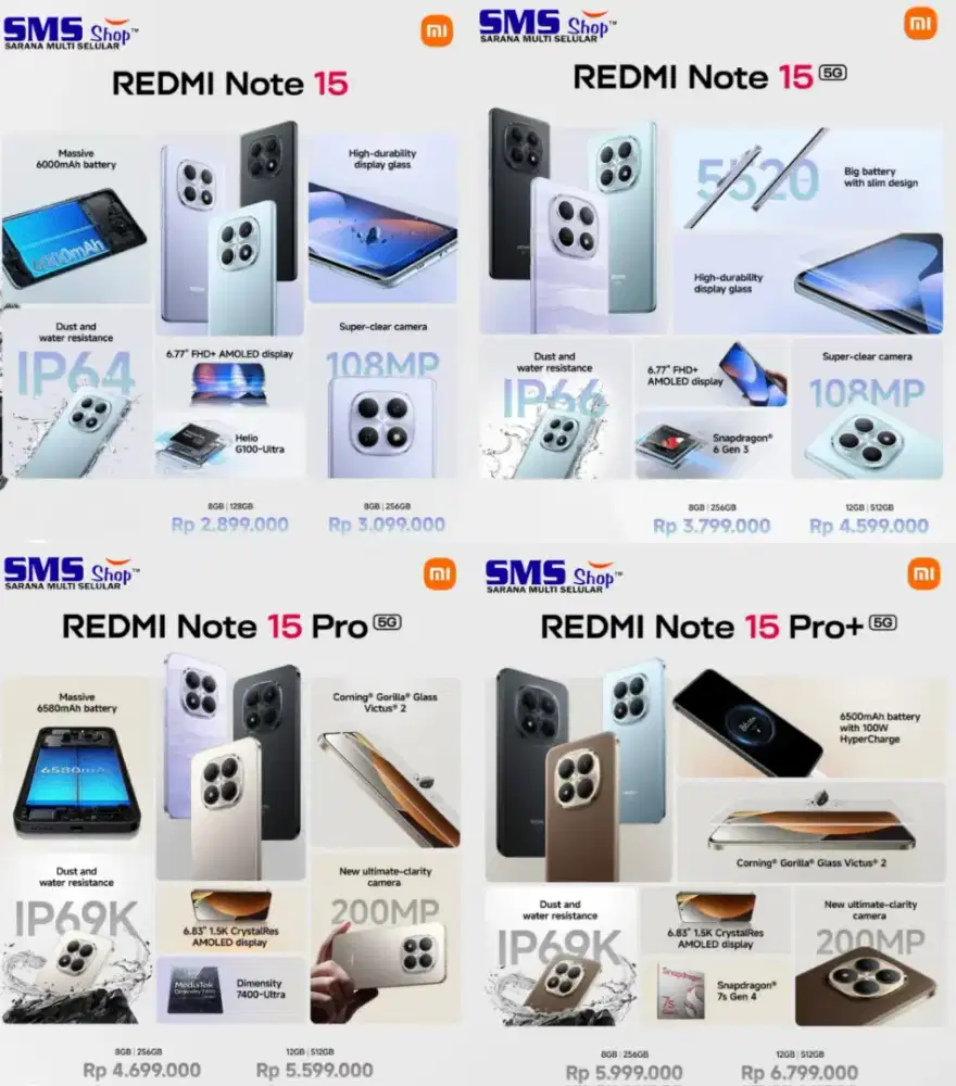 Pre Order Redmi Note 15 Series