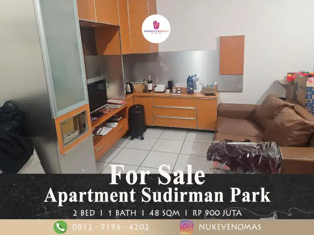 Jual Apartemen Sudirman Park 2 Bedroom Furnished Middle Floor